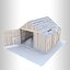 Cena interior do Old Hay Barn Modelo 3D