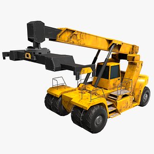 Reach stacker low poly