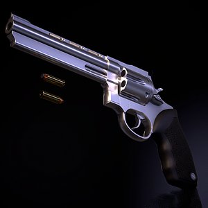 Magnum 44 Revolver 3D model