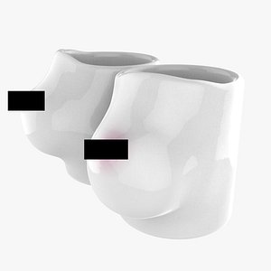 3D printable breast mug