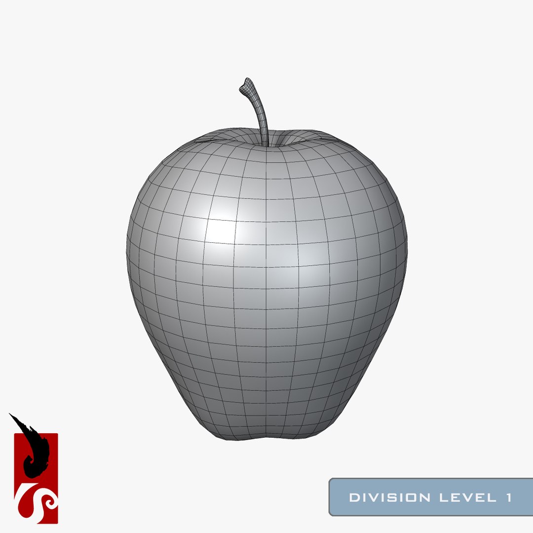 Red Apple Obj