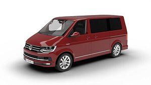3D Volkswagen Tranporter T6 Multivan 2019 3d model