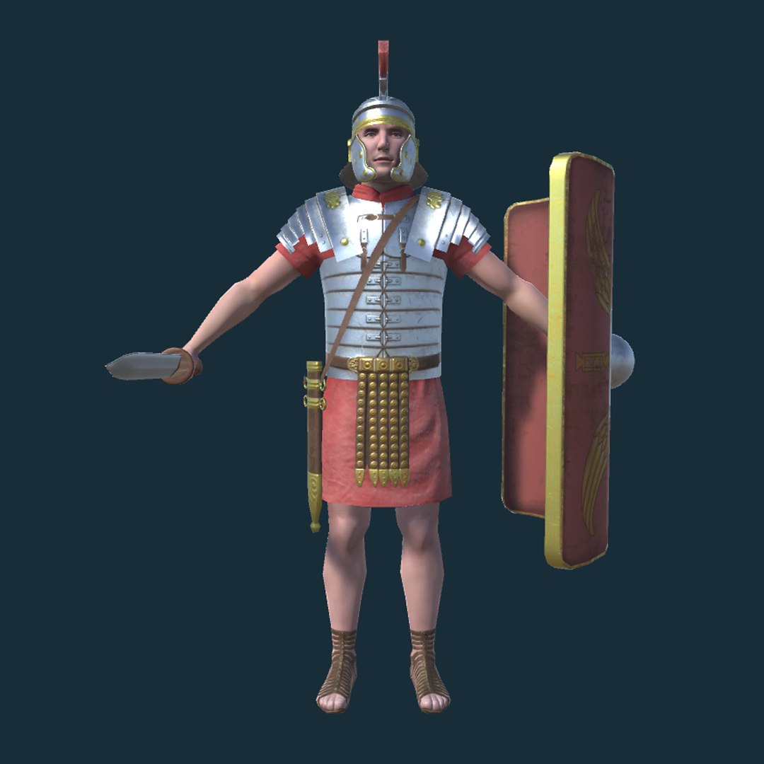 3d Roman Legionnaire Light