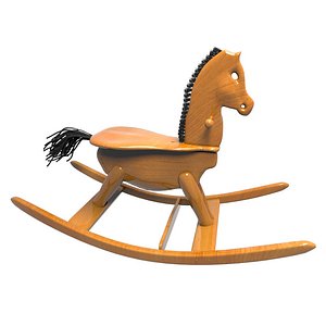 wooden horse toy