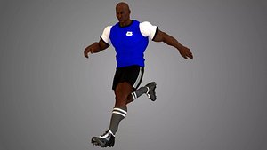 African Football Soccer Player Male
