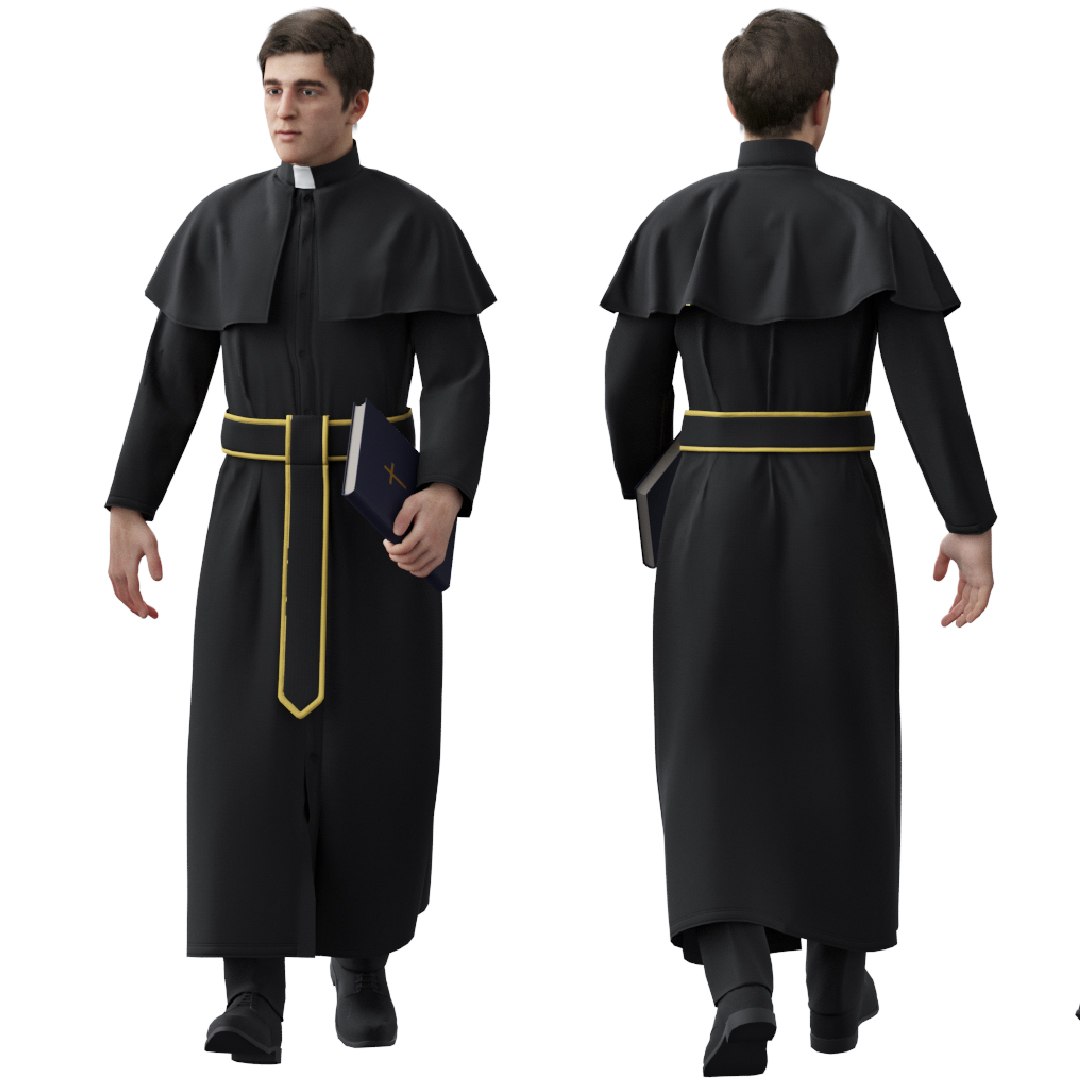 Priest 3D Model - TurboSquid 1822381