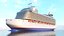 Detailliertes Kreuzfahrtschiff