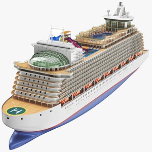 Detailed Cruise Ship