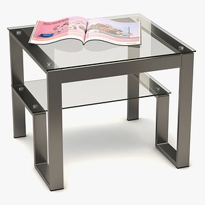 Coffee Table Metal/Glass 004