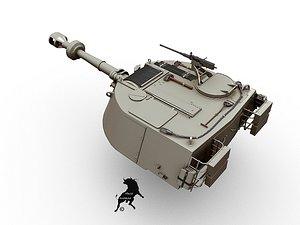turret m-109 g 3d model