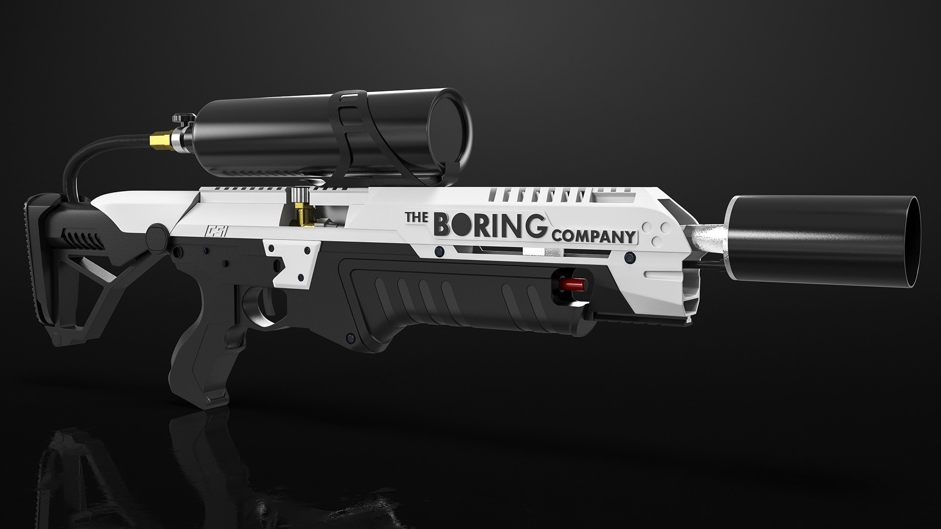 Boring company flamethrower 3D - TurboSquid 1629214
