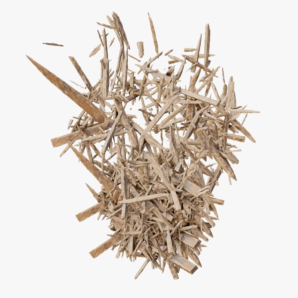 Animated Splinter Explode Upward model