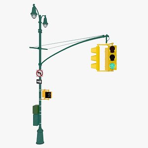 3ds max new york street light