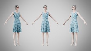 Dress 36 Crystalline Drift Brocade