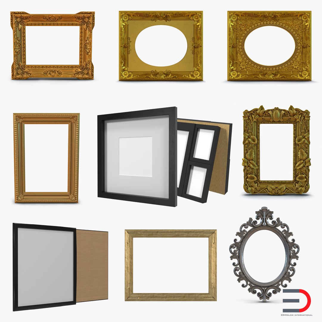 Picture Frames 3D Models Collection 2 3D model preview