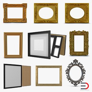 Picture Frames 3D Models Collection 2