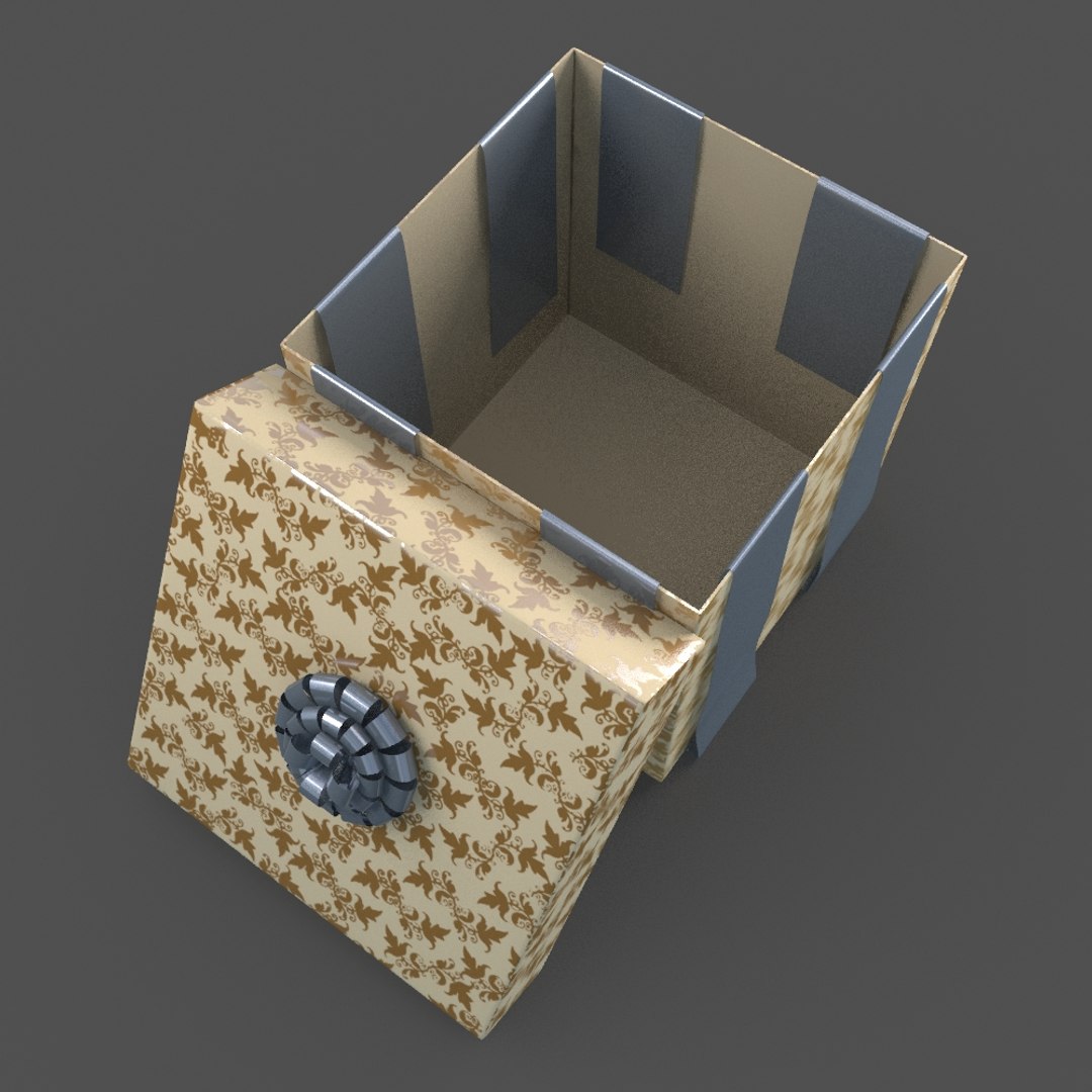 dxf christmas gift present box