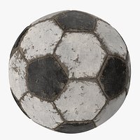 Scratched Soccer Ball