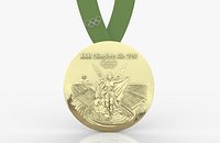 2016 Rio Olympics Medal 3D print model