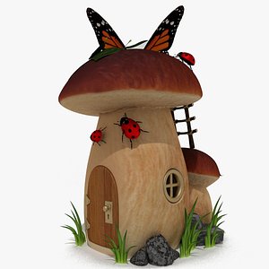 3d obj fantasy house
