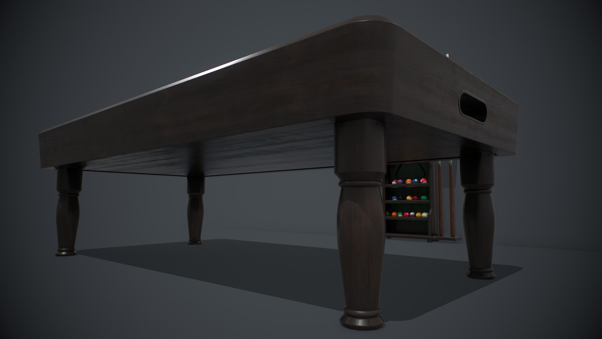 3D Pbr Billiard Table - TurboSquid 1454590