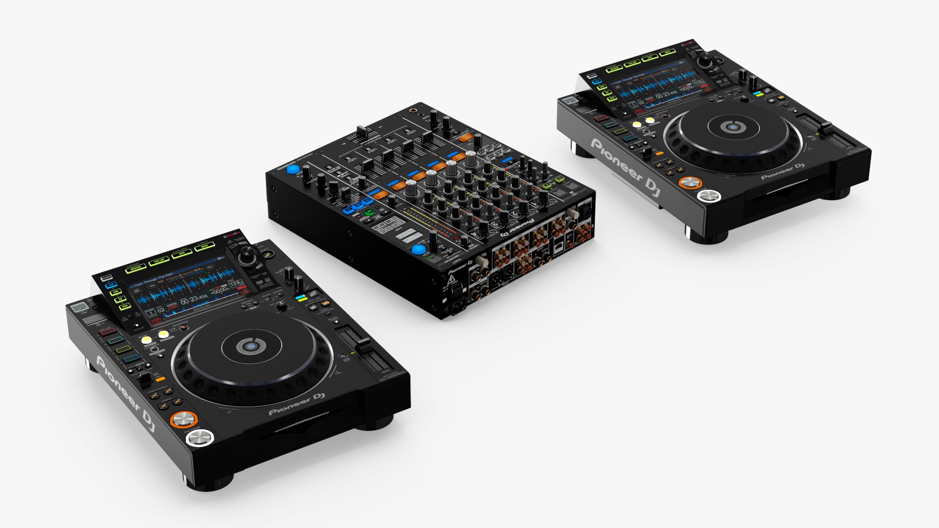 Pioneer DJ System with Double Player and Mixer 3D https://p.turbosquid.com/ts-thumb/aJ/wzKfLC/vt/pioneer_dj_system_with_double_player_and_mixer_004/jpg/1768571153/1920x1080/fit_q87/fcee24d4b86a8f7f414883339ba3722929419a69/pioneer_dj_system_with_double_player_and_mixer_004.jpg
