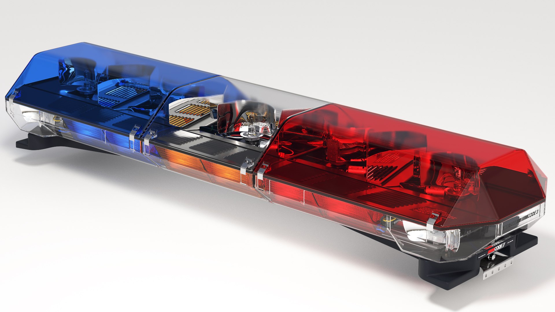 Police Light Bar Code 3 MX 7000 3D model - TurboSquid 2073031