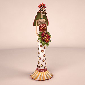 3d catrina day dead