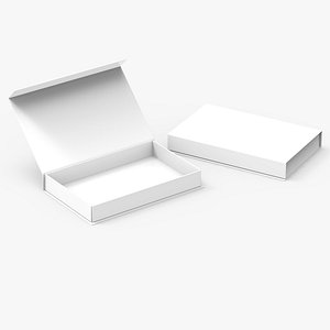 3D Magnetic Rigid Box 3D Model Luxury Gift Box Packaging