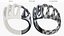 Silver Skeleton Ring Gothic Punk Jewelry