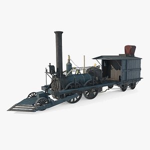 3D model Old train carrier