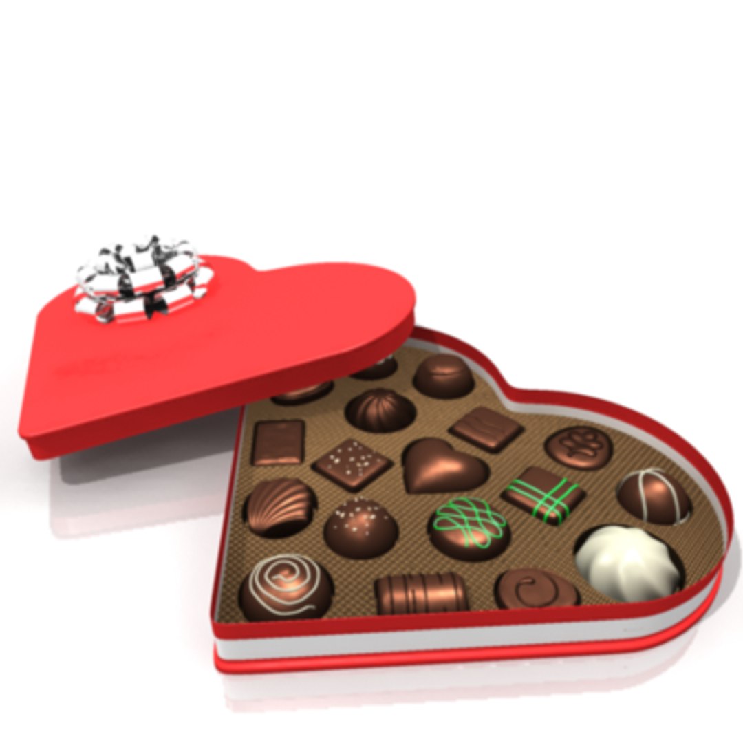 chocolate heart box 3ds