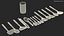 Cooking Utensil Set Chrome