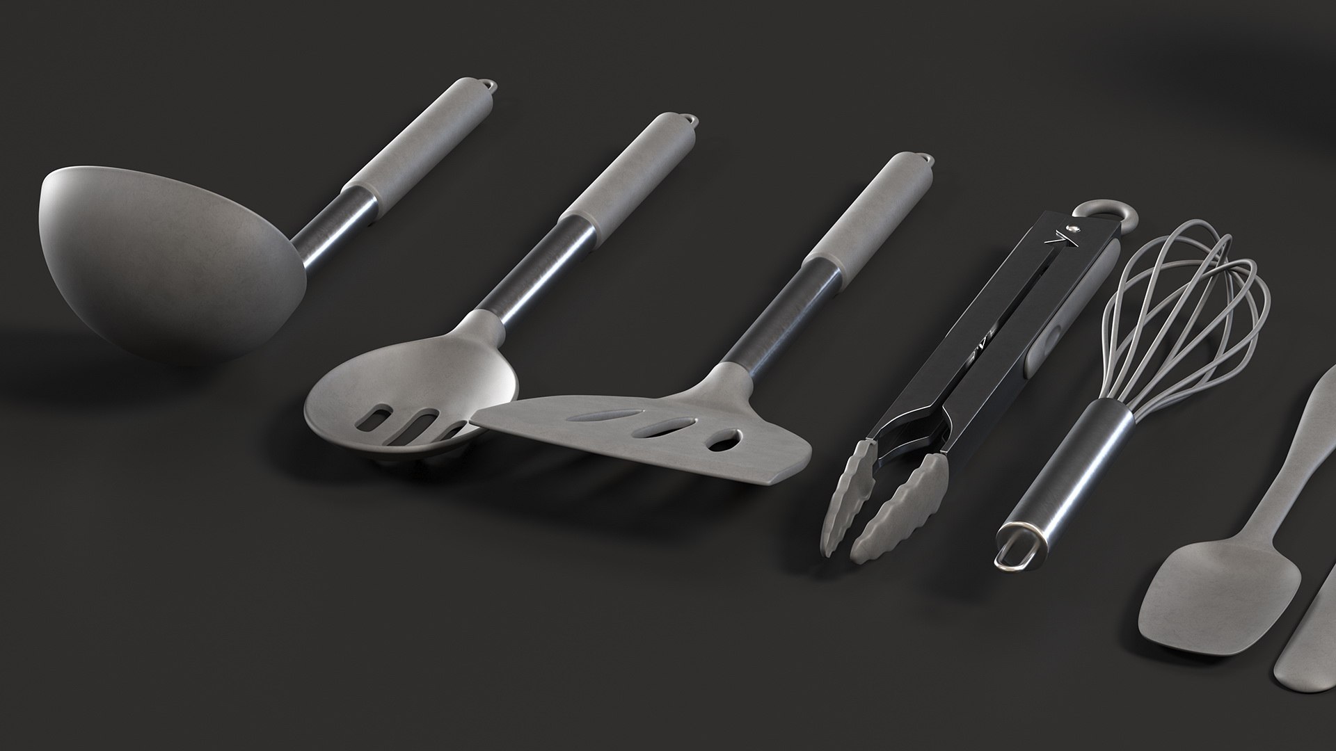 3D Cooking Utensil Set Chrome https://p.turbosquid.com/ts-thumb/aK/B1fG5N/Nm/cookingutensilsetchrome3dsmodel009/jpg/1671561185/1920x1080/fit_q87/a038d498e03bf26d38a72cc448c55f0a8dfe7668/cookingutensilsetchrome3dsmodel009.jpg