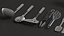 Cooking Utensil Set Chrome