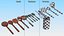 Cooking Utensil Set Chrome