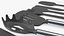 Cooking Utensil Set Chrome
