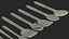 Cooking Utensil Set Chrome
