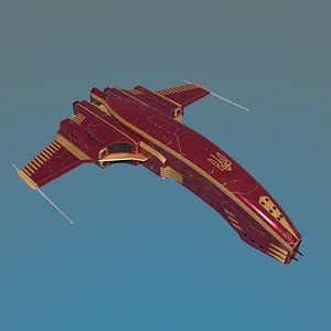 3D spaceship dagger type 1