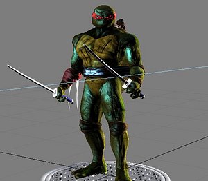 Michelangelo Tartaruga Ninja Mutante Adolescente Modelo 3D $199 - .blend  .fbx .obj - Free3D