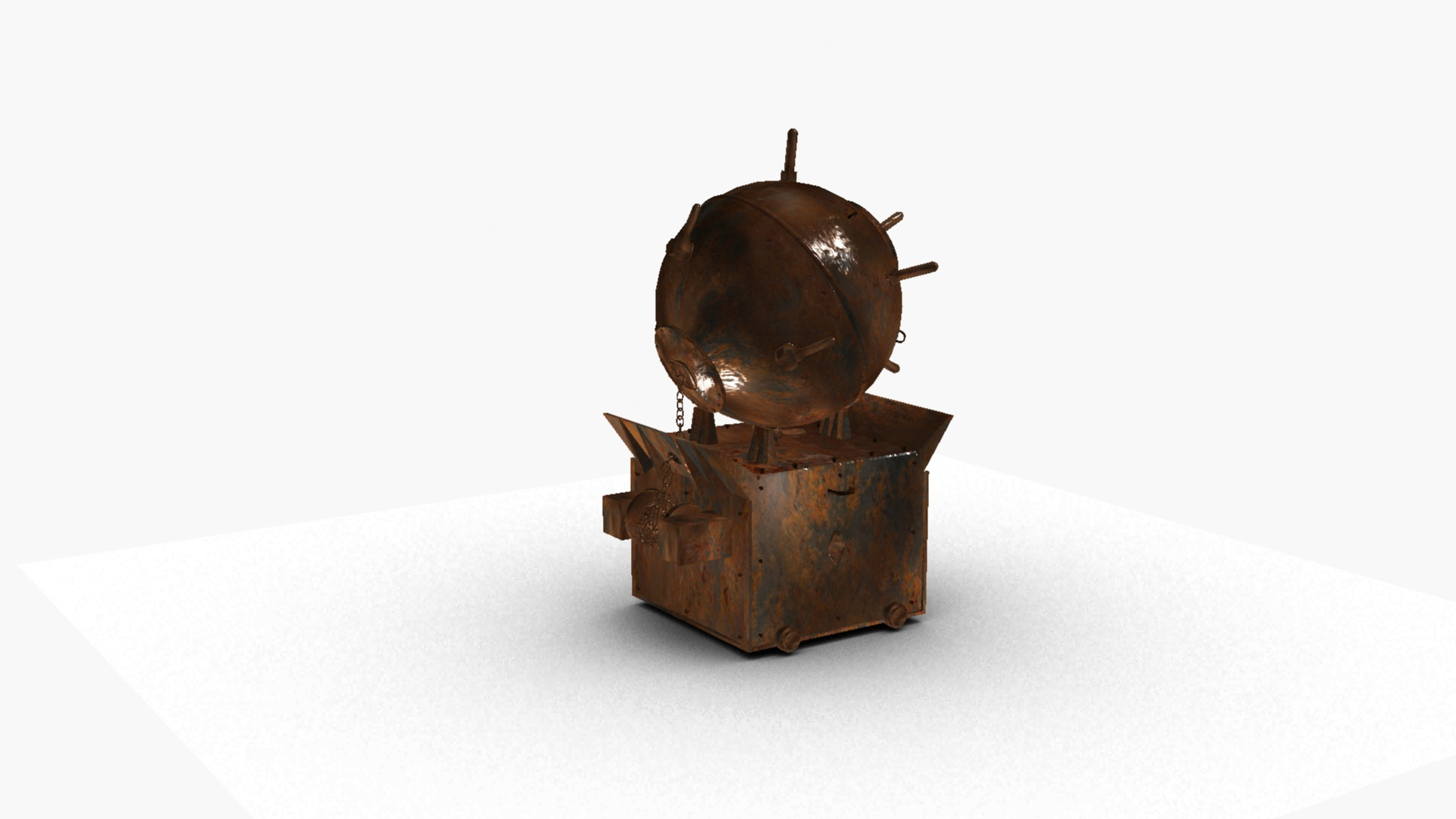 Rusty Sea Mine 3D Model - TurboSquid 1873398