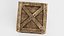 3D wooden crate