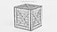 3D wooden crate