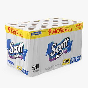 Scott Limited Edition Bath Tissue 45 Rolls