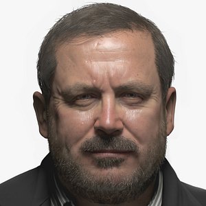 Realistic Male Head