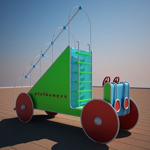 3d playground children model