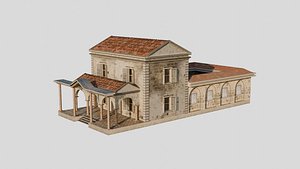 Ancient Roman House 01 model