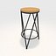 Bar Stool 3 3D
