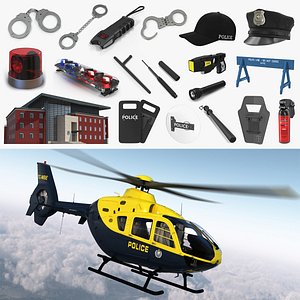 Police Big 3D Models Collection