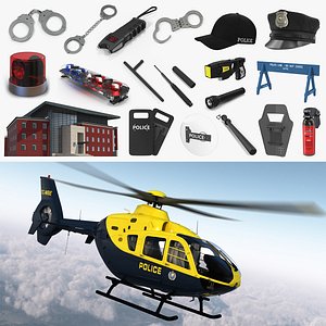 Police Big 3D Models Collection